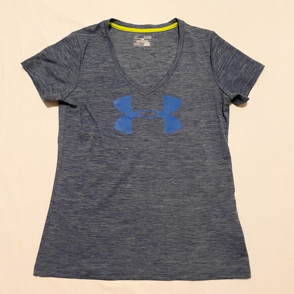 Under Armour Womens Shirt Size Small Heatgear Loose Tshirt Vneck - Picture 1 of 15